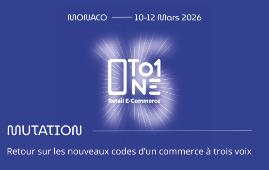 Key visual promoting the 15th edition of One to One Retail E-Commerce. This edition took place in March 2026.