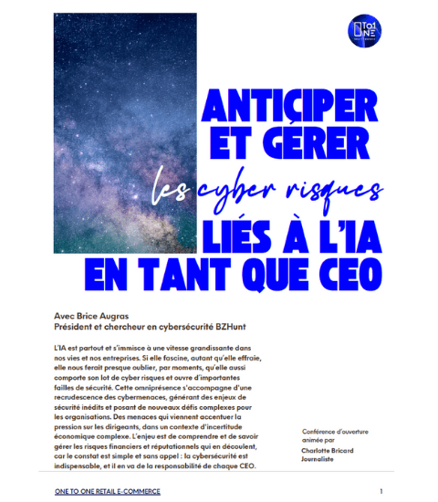 Synthèse conférence ouverture Le Before One to One Retail E-Commerce 2025