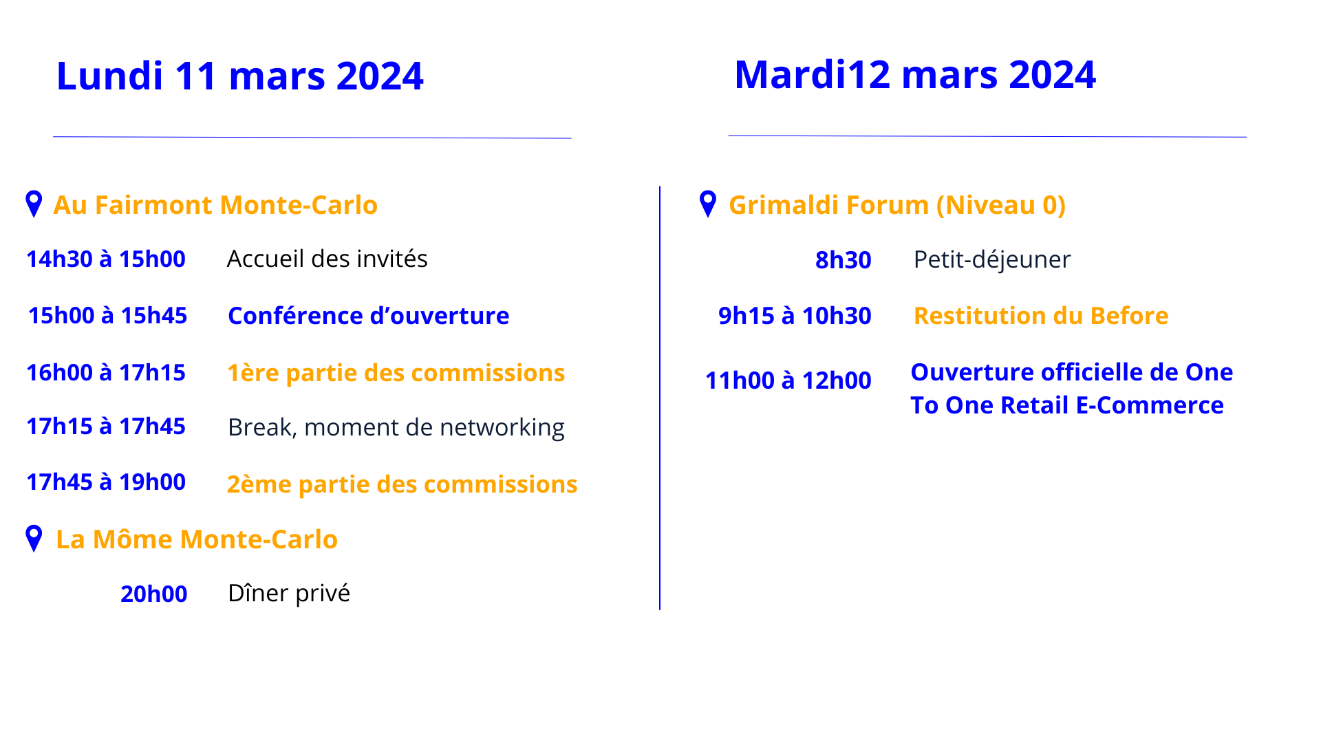 Le Programme du Before du 11 Mars 2024 en français