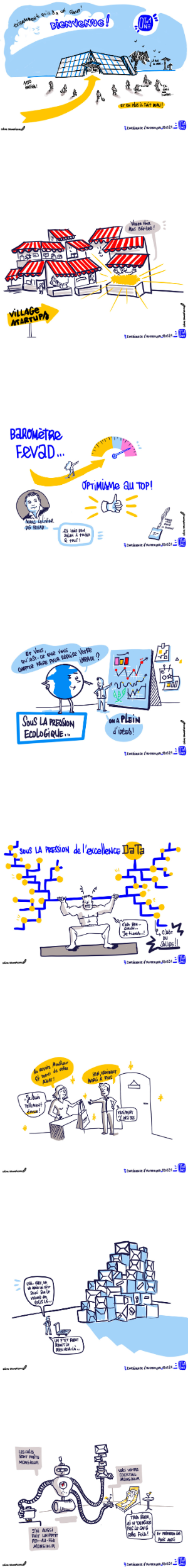 Les dessins de Colinne Grandpierre, jour 1