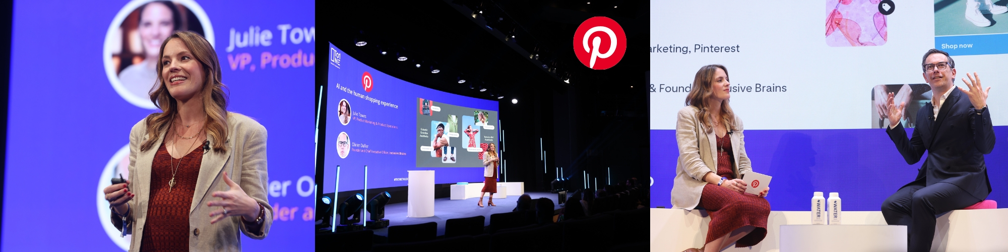 Photos de la keynote de Pinterest au Retail E-Commerce 2024