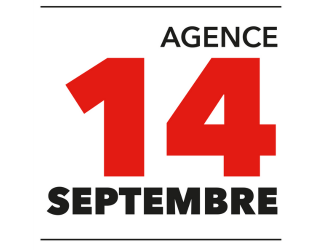 Logo of the 14 septembre agency, in charge of press relations for Retail-Ecommerce